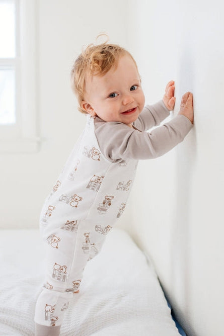 Organic Baby Unisex Romper/Jumpsuit-Books Print