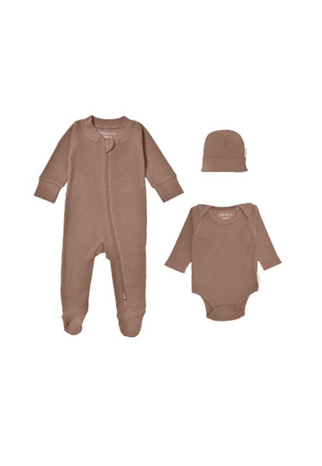 Silkberry Baby Organic Cotton Kimono Outfit Set (Honey Bear Print/Brownie)  : : Toys & Games