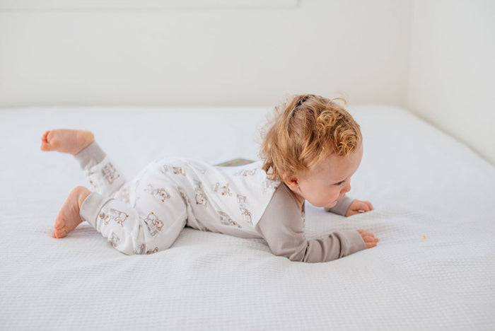 Organic Baby Unisex Romper/Jumpsuit-Books Print