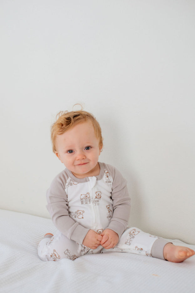 Organic Baby Unisex Romper/Jumpsuit-Books Print